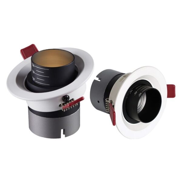 Anti-Glare Multi-Wattage Recessed COB Spotlight